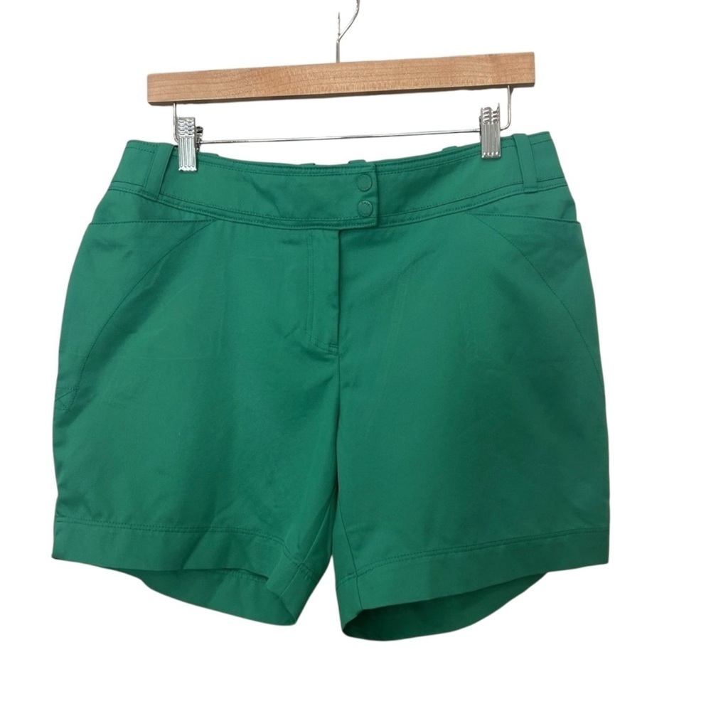 TAIL White Label Women's 10 GREEN Athletic Golf Flat Front Pocket Sports Shorts